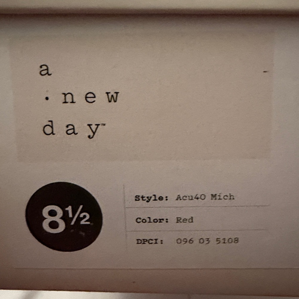 Red straps open toe heels (worn once) - Picture 7 of 7